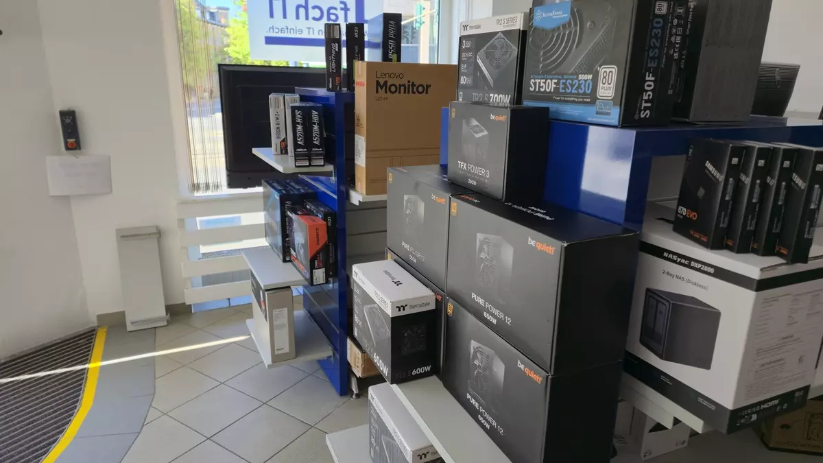 Hardwareshop im ComputerStore Erfurt
